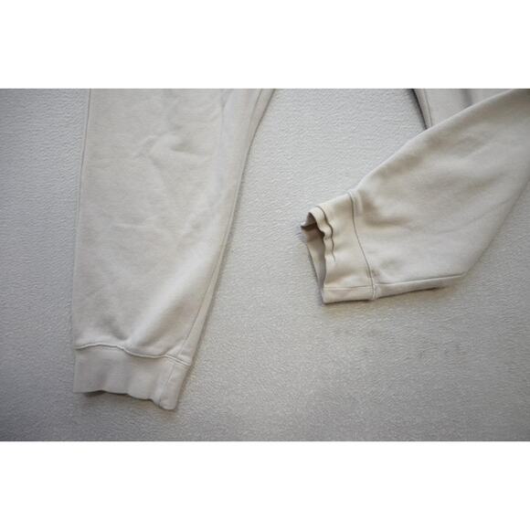 Nike Jogger Sweat Pants Tapered Cotton Blend Cream W/Pockets Mens Sz XL - Picture 3 of 14